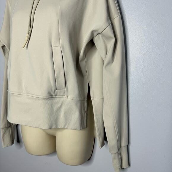 Athleta Mission Hoodie Drawstring Abalone Grey Hi Low Casual Size XS - Picture 7 of 10